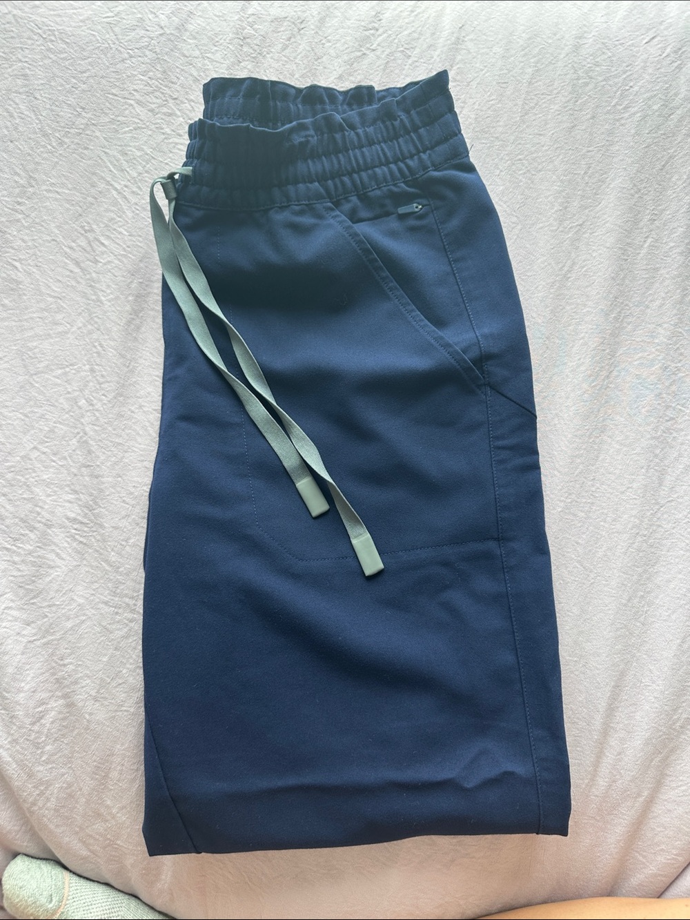 Navy womens figs jogger scrub Bottoms